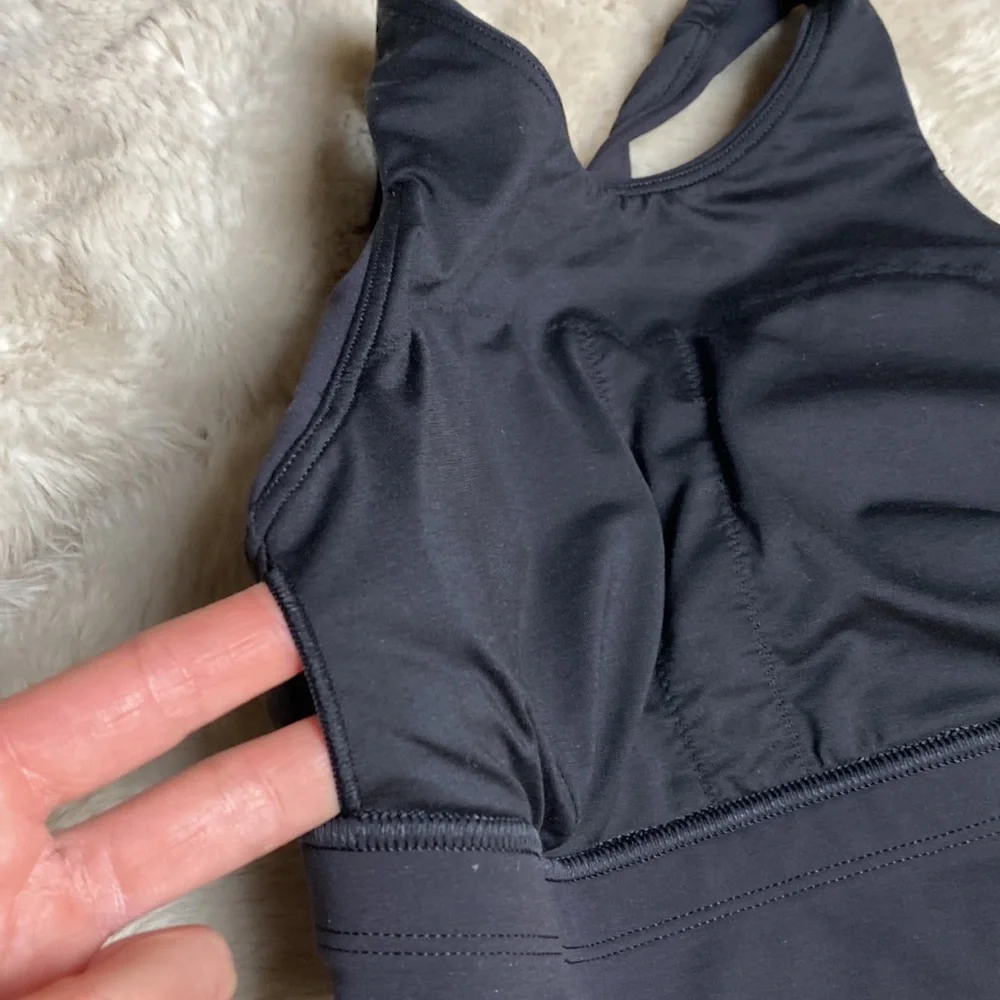 Lululemon Wunder Train Long-Line Bra Black Size 4